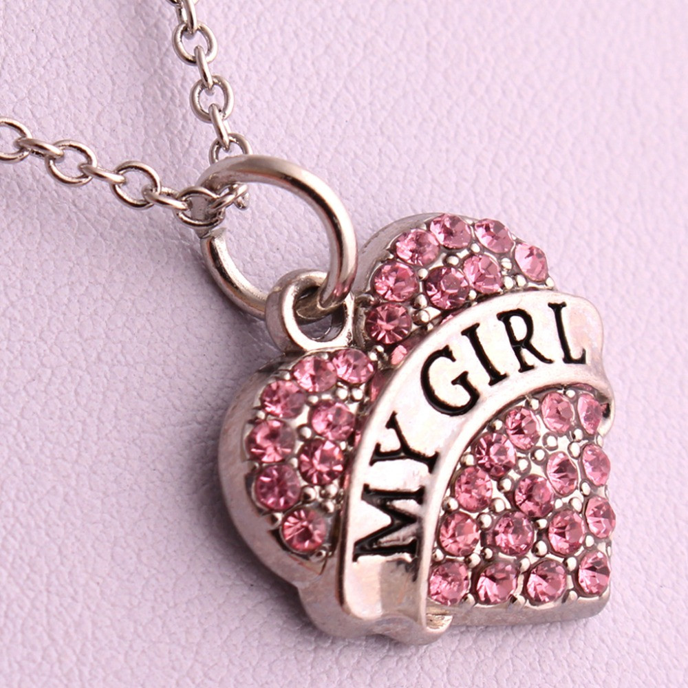 Necklaces For Girlfriend
 Hot Selling my girl heart necklace for girlfriend in