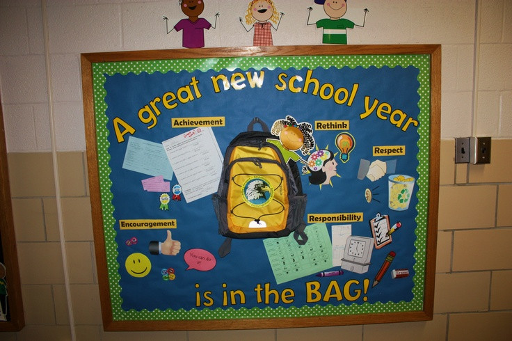 New School Year Bulletin Board Ideas
 New School year Bulletin board