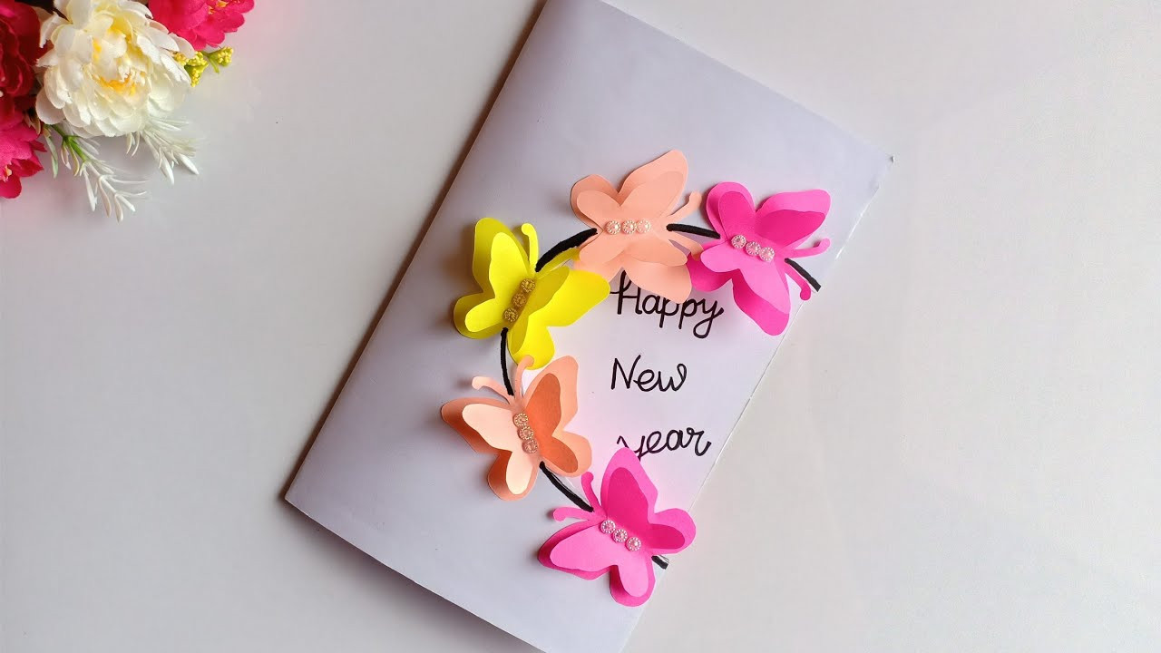New Year Card Ideas
 Beautiful Handmade Happy New Year 2019 Card Idea DIY