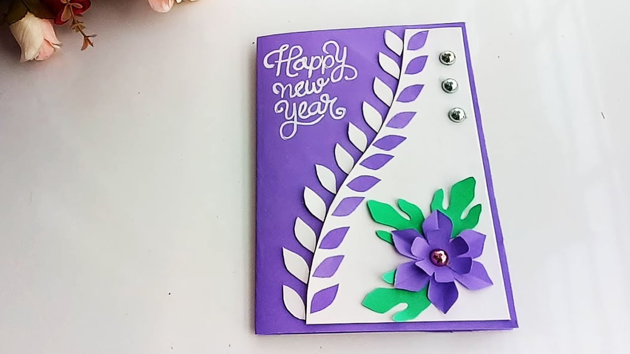 New Year Card Ideas
 How to make new year card Handmade New Year Card Idea