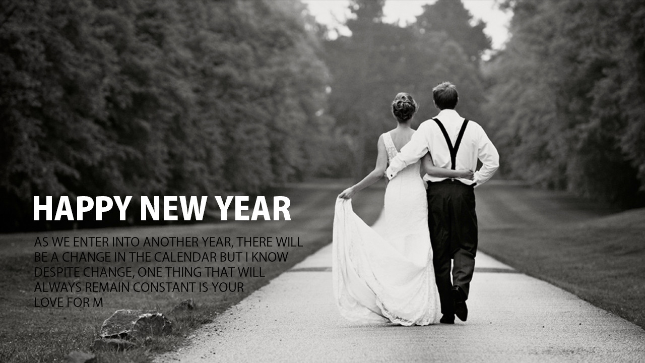 New Year Couple Quotes
 Happy New Year Wishes Status Quotes Messages for Newly