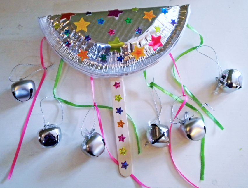 New Year Crafts Ideas
 DIY New Years Noise Maker with aluminum pan & bells