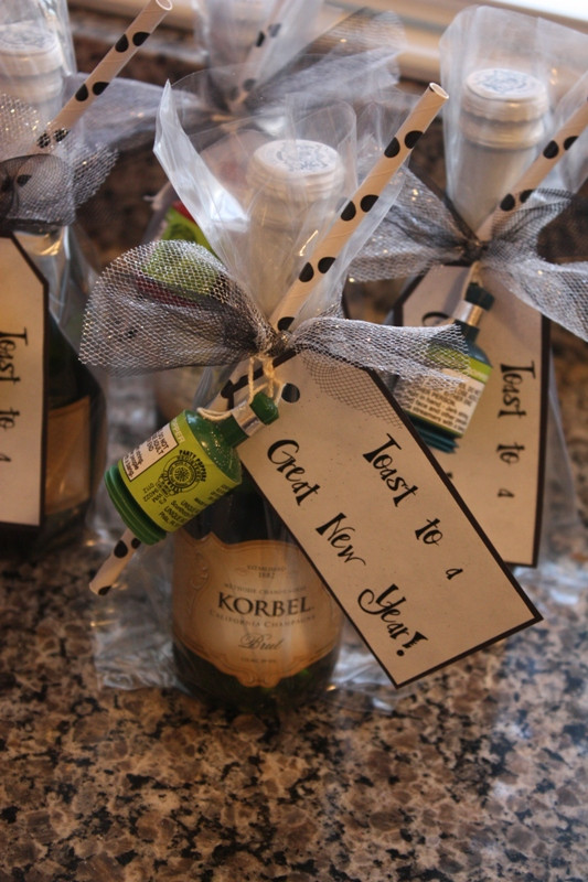 New Year Eve Gifts
 Christy Robbins New Year s Eve Mini Champagne Favors