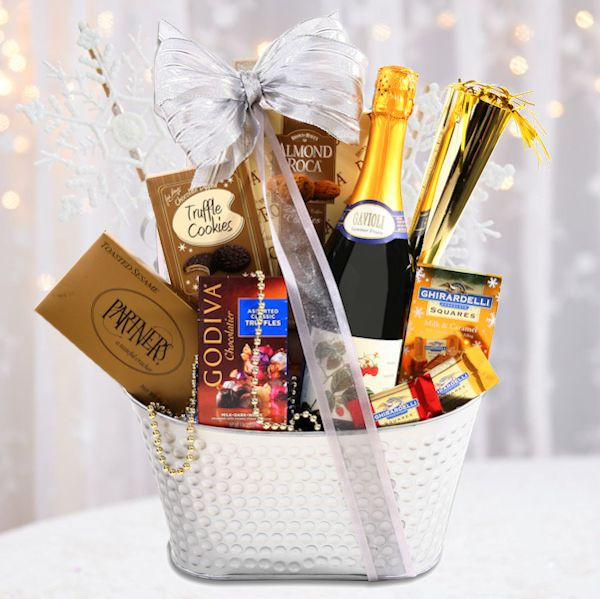 New Year Eve Gifts
 Sparkling New Year Gift Basket