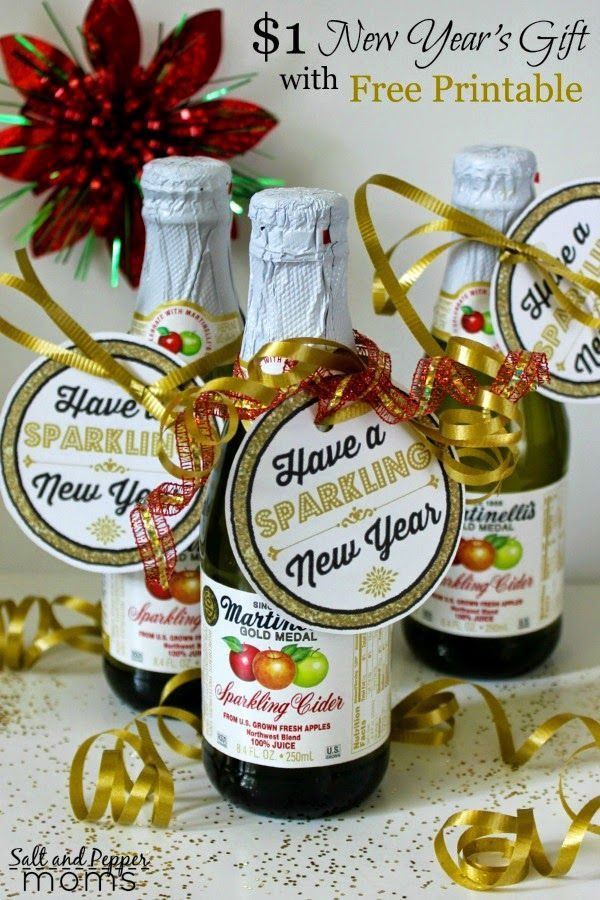 New Year Eve Gifts
 $1 New Year s Gift Idea with Free Printable Salt and
