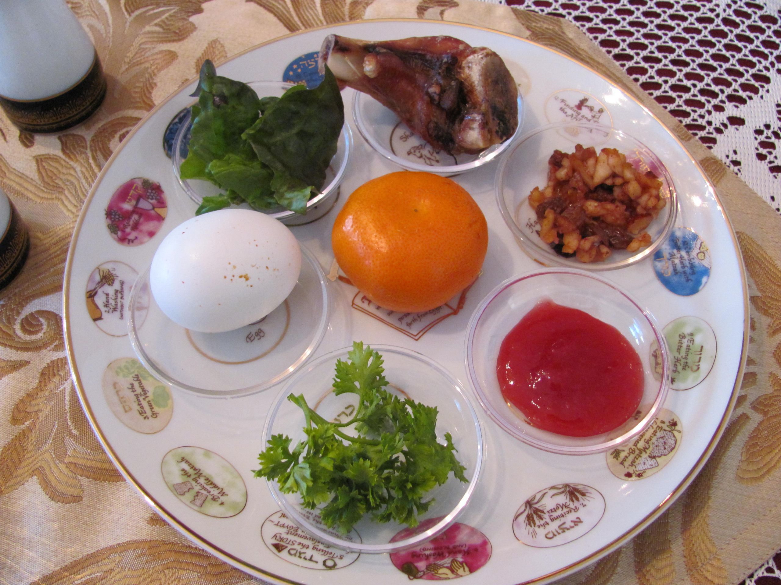 Passover Seder Food
 Passover Seder Prayers and The Meaning of the Seder Foods