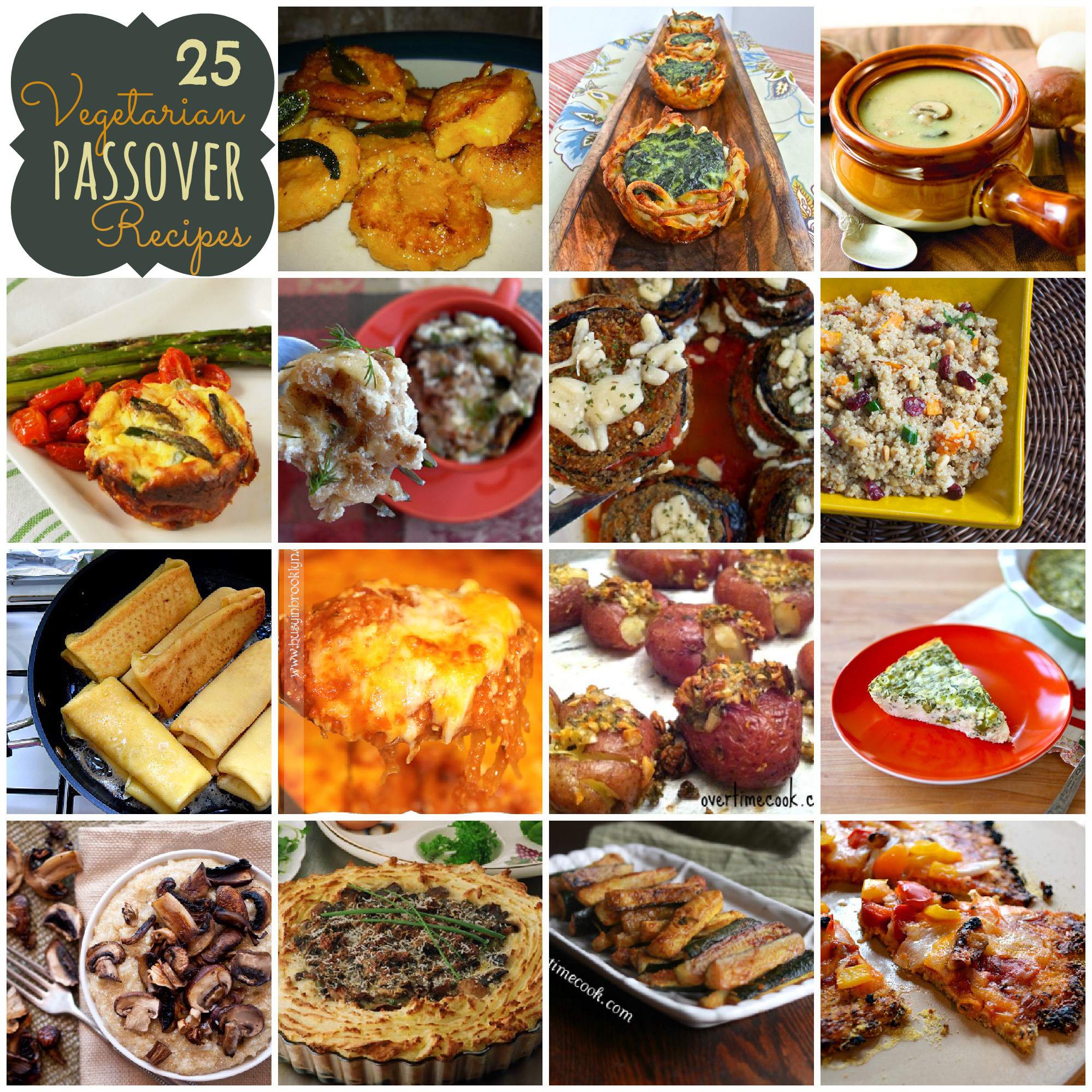 Passover Seder Recipe
 25 Ve arian Passover Recipes