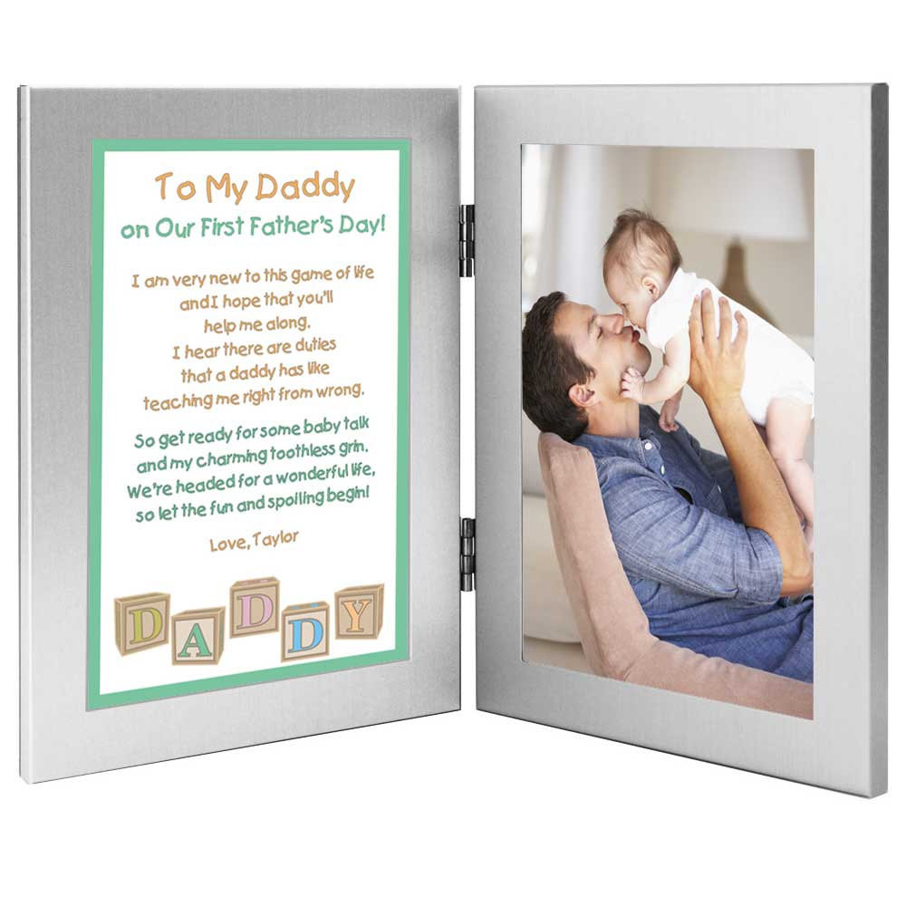 Personalized Gifts For Fathers Day
 First Father s Day Gift Personalized for Daddy from