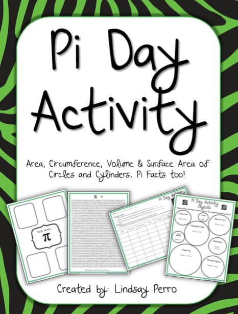 Pi Day Activities Worksheets
 Hands Cylinder Pi Day Activity