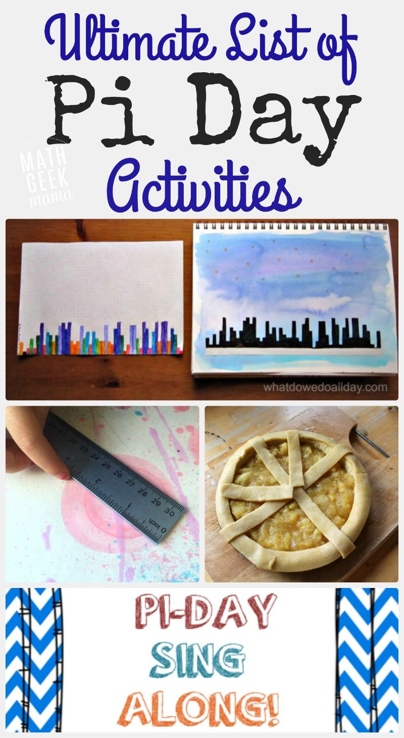 Pi Day Project Ideas
 Pi Day Huge list of FREE Pi Day Activities for All Ages