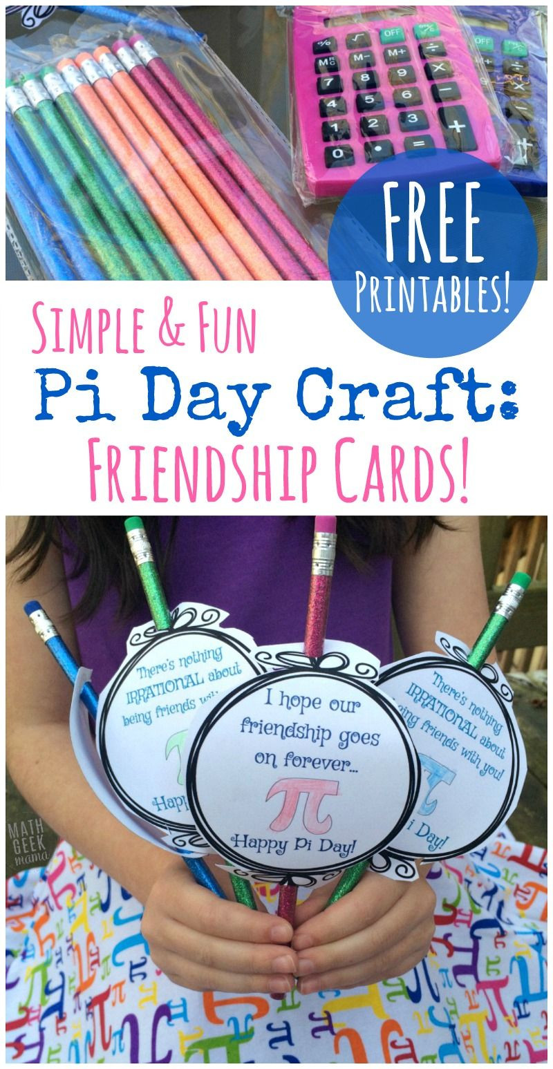 Pi Day Project Ideas For School
 Pi lentines Sweet Pi Day Craft for All Ages