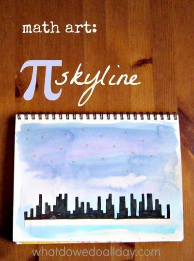 Pi Day Project Ideas
 Math Art for Kids Pi Skyline