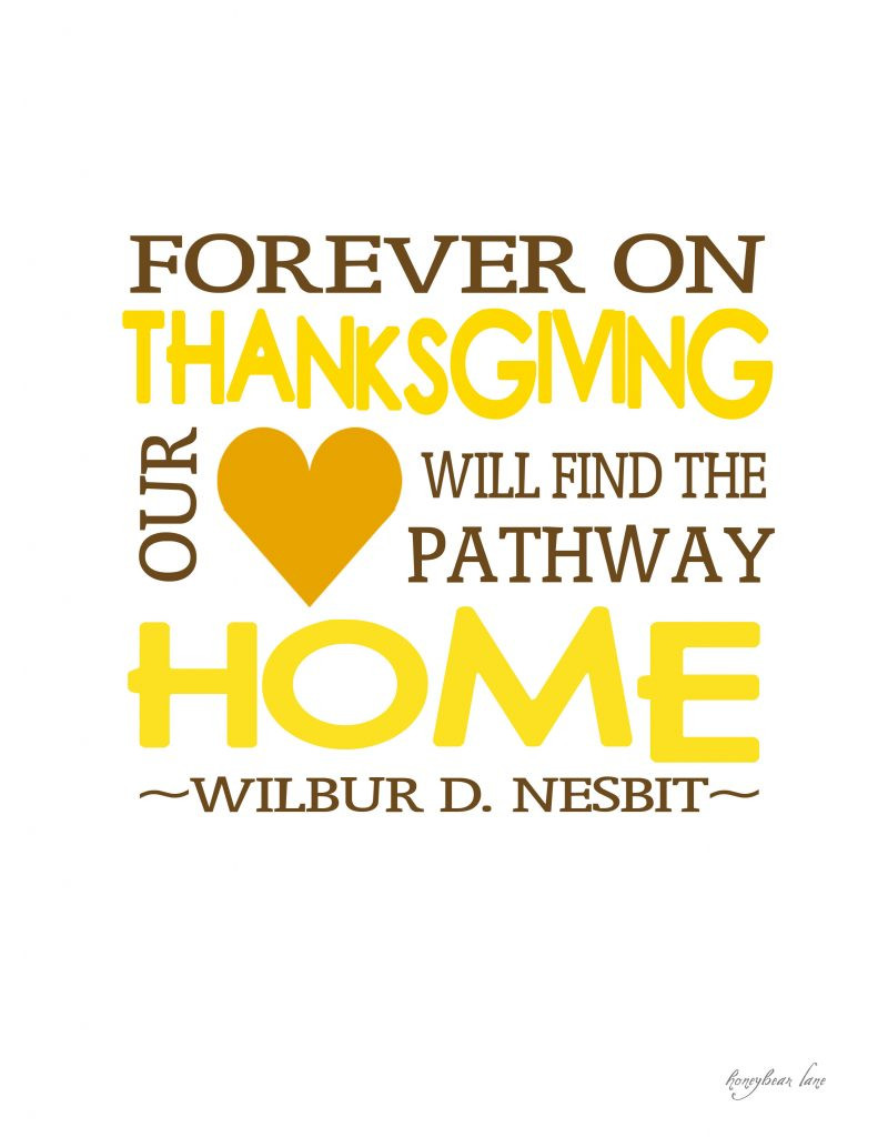 Pinterest Thanksgiving Quotes
 Giving Thanks Thanksgiving Printables Honeybear Lane