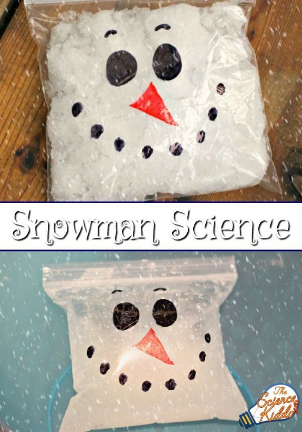 Preschool Winter Activities And Crafts
 Snow Science
