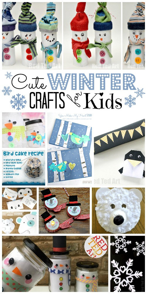 Preschool Winter Activities And Crafts
 Easy Winter Crafts for Kids Red Ted Art s Blog