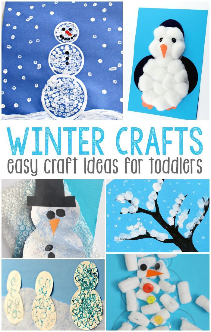 Preschool Winter Activities And Crafts
 Simple Winter Crafts for Toddlers