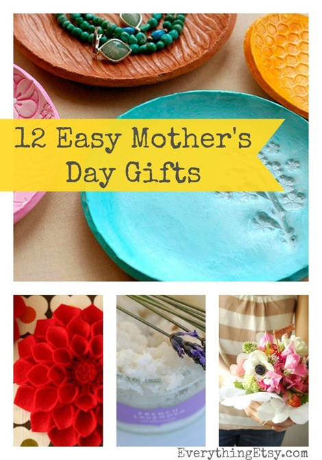 Quick Mothers Day Gifts
 12 Easy Mother’s Day Gift Ideas EverythingEtsy