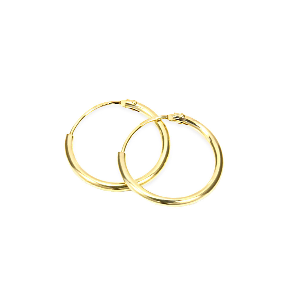 Real Gold Earrings For Men
 REAL yellow GOLD HOOP EARRINGS 333 PAIR or Single EARRING