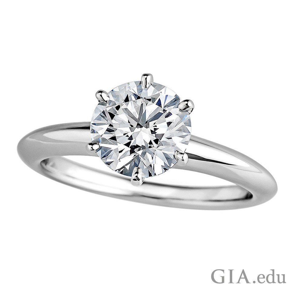 Round Solitaire Diamond Engagement Rings
 How to Select a Round Diamond Engagement Ring