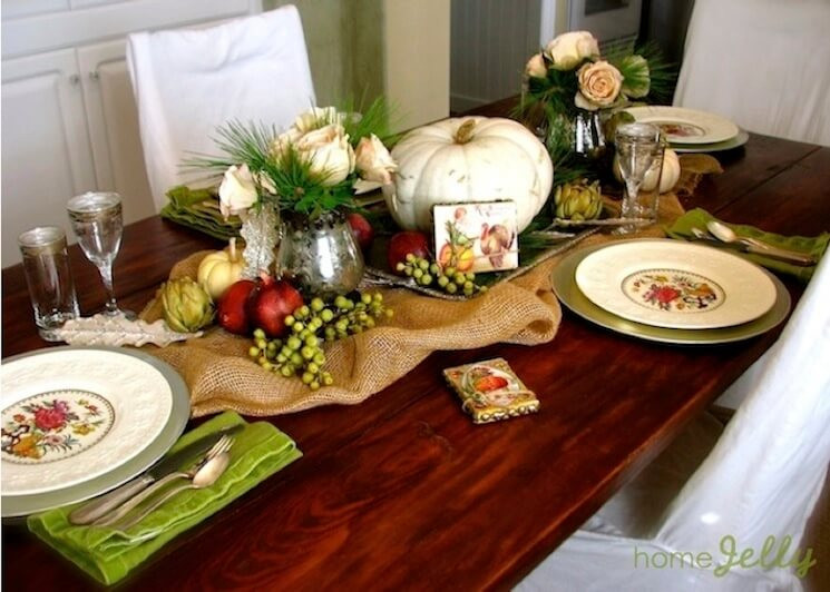 Rustic Thanksgiving Decor
 Make Table Decorations for a Rustic Romantic Thanksgiving