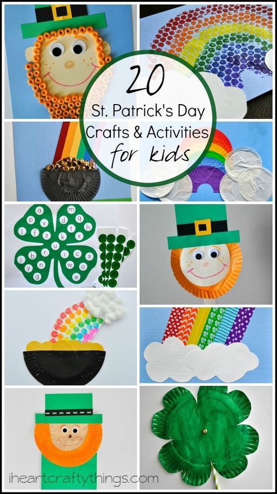Saint Patrick's Day Activities For Elementary Students
 20 St Patrick s Day Crafts and Activities for Kids