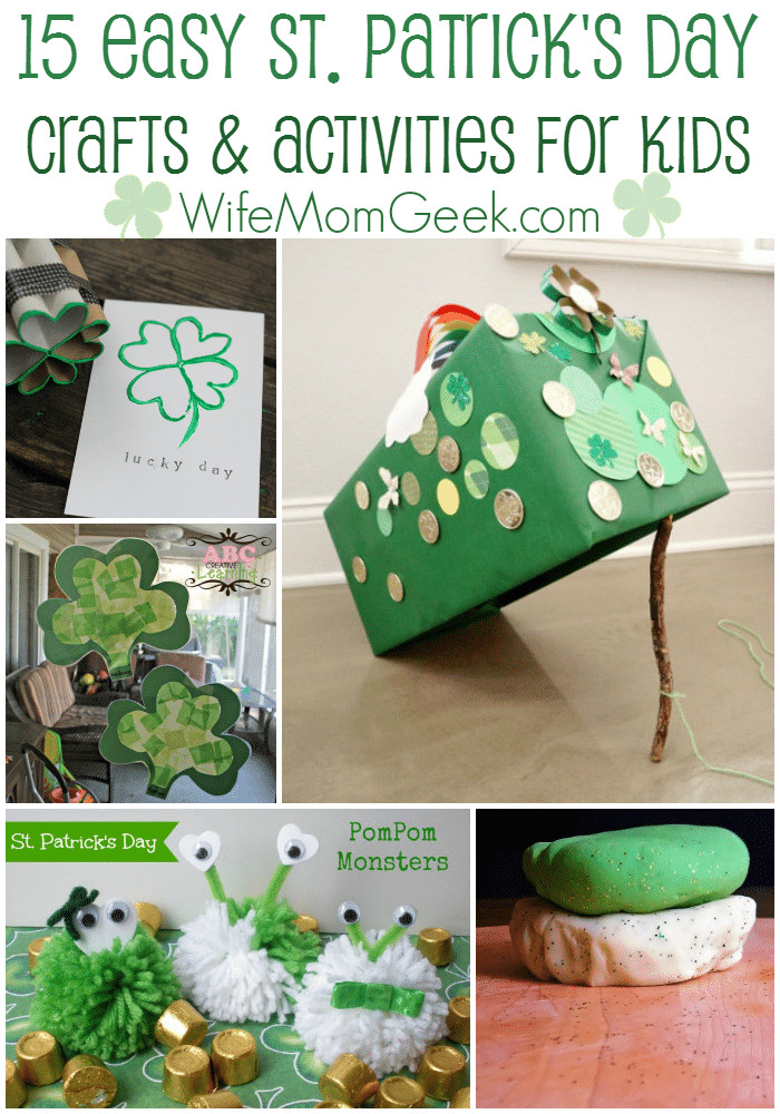 Saint Patrick's Day Activities For Elementary Students
 15 Easy St Patrick s Day Crafts and Activities for Kids