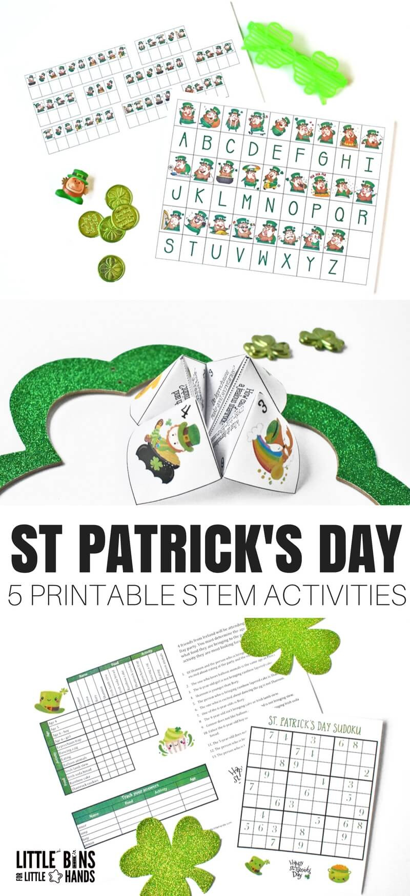 Saint Patrick's Day Activities For Elementary Students
 Printable St Patricks Day STEM Activities for Kids FREE