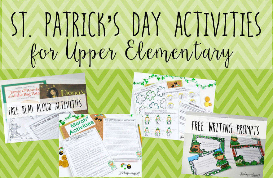 Saint Patrick's Day Activities For Elementary Students
 St Patrick s Day Activities for Upper Elementary