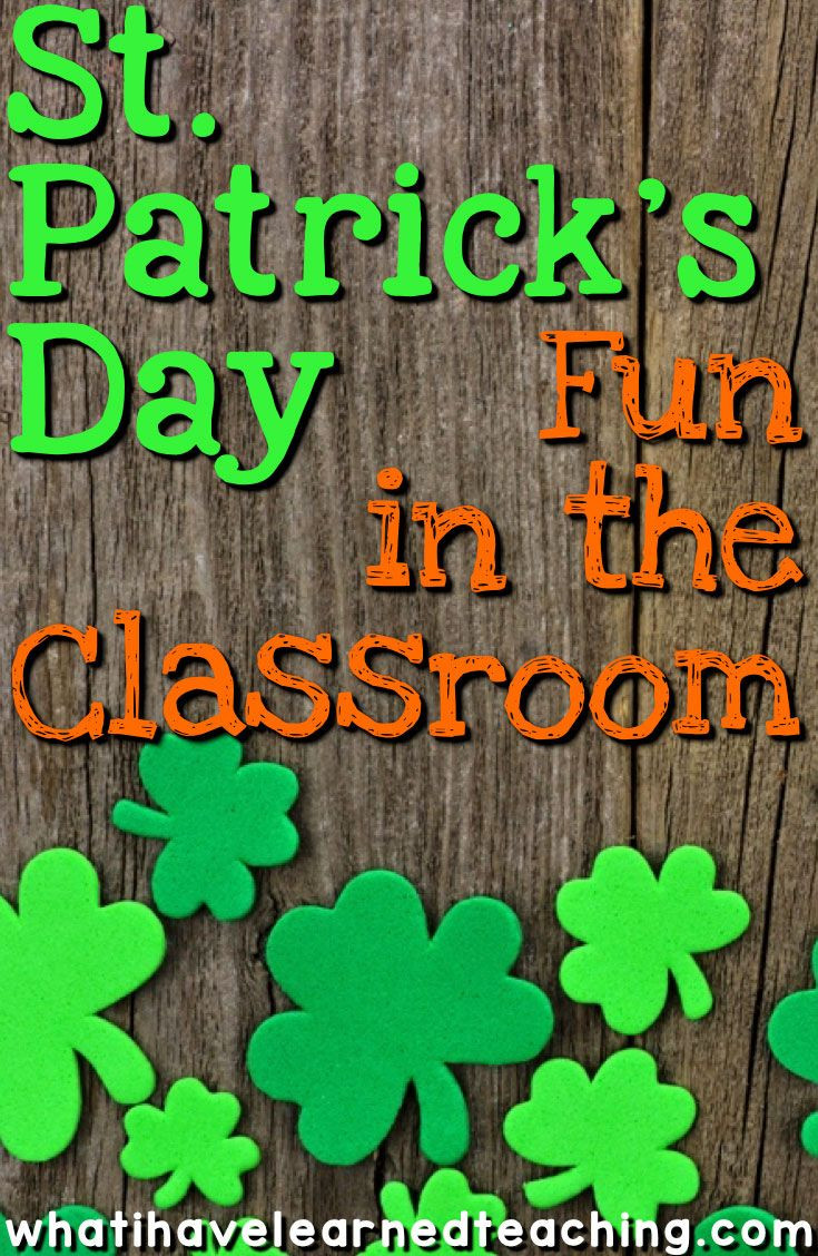 Saint Patrick's Day Activities For Elementary Students
 441 best A MARCH for Teachers images on Pinterest