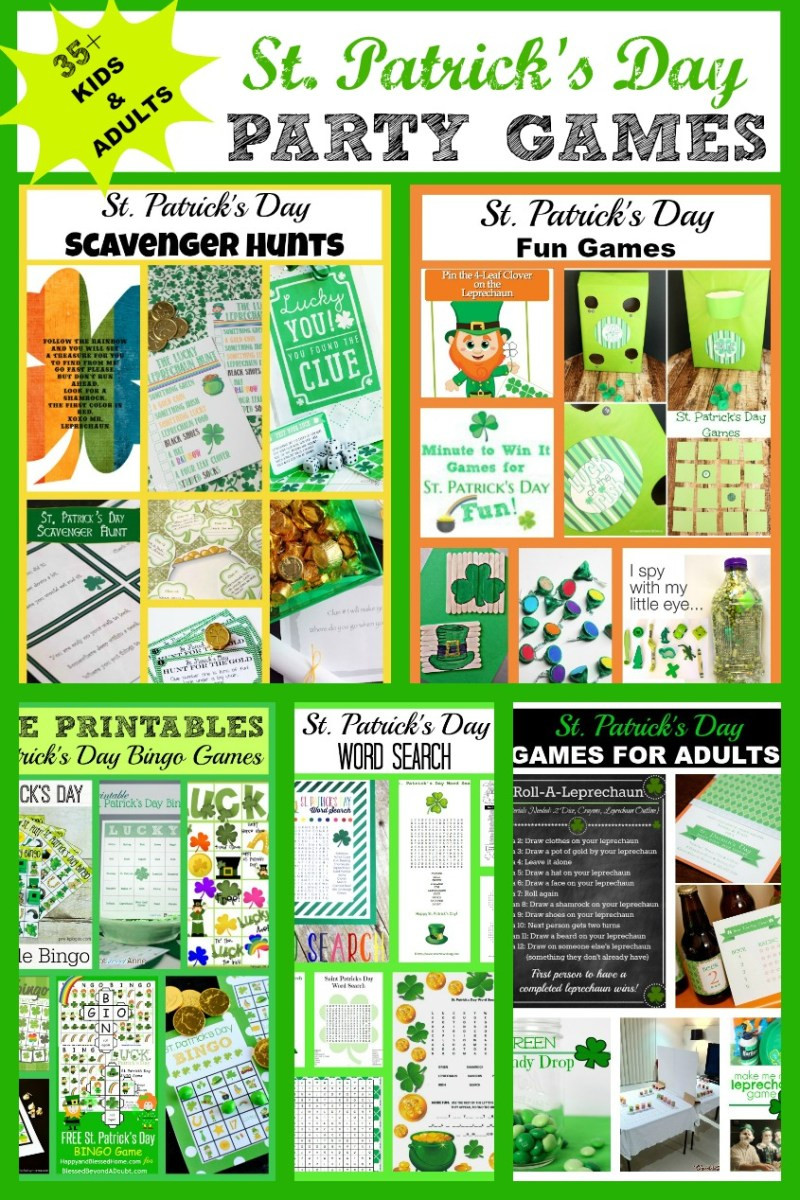 Saint Patrick's Day Activities For Elementary Students
 St Patrick’s Day Party Games – Kids and Adults