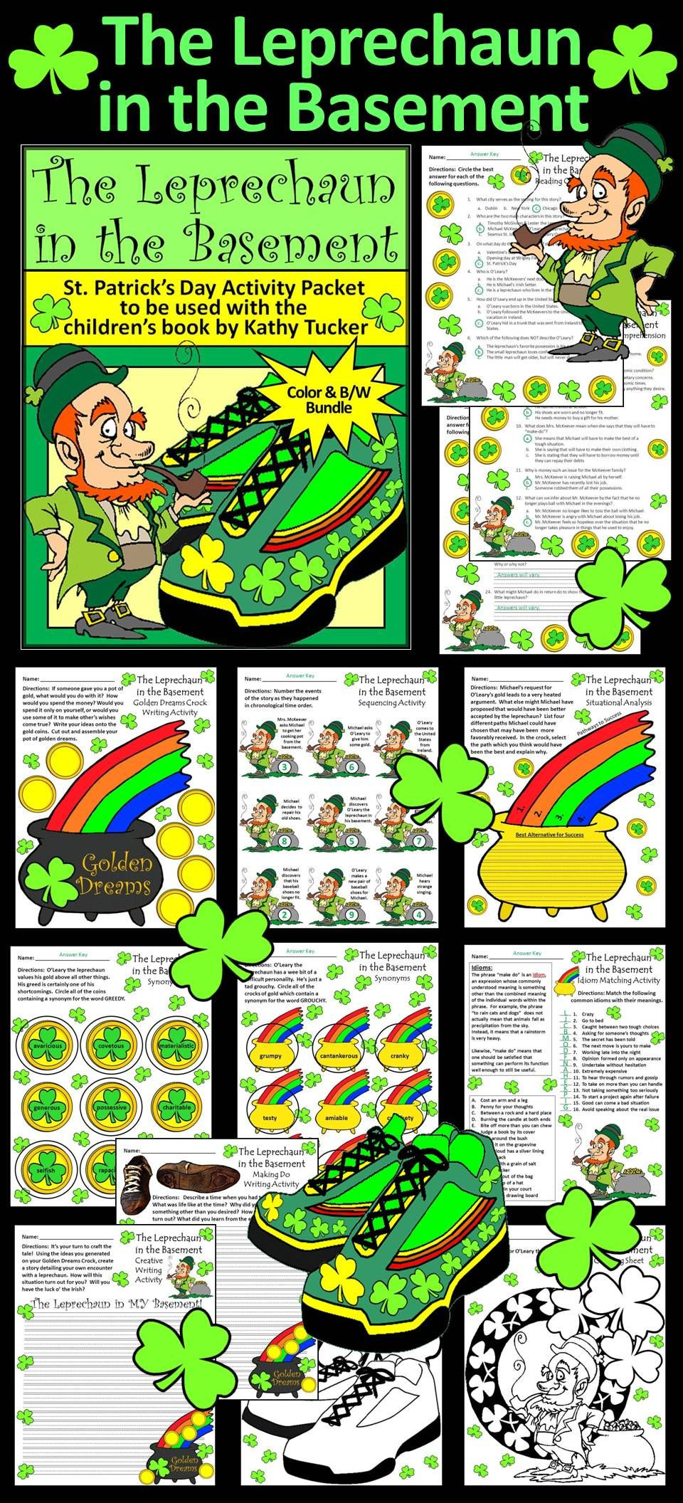 Saint Patrick's Day Activities For Elementary Students
 St Patrick s Day Activities The Leprechaun in the