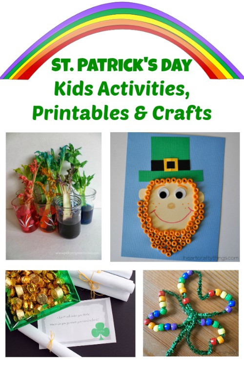 Saint Patrick's Day Activities For Elementary Students
 St Patrick s Day Kids Activities Printables and Crafts