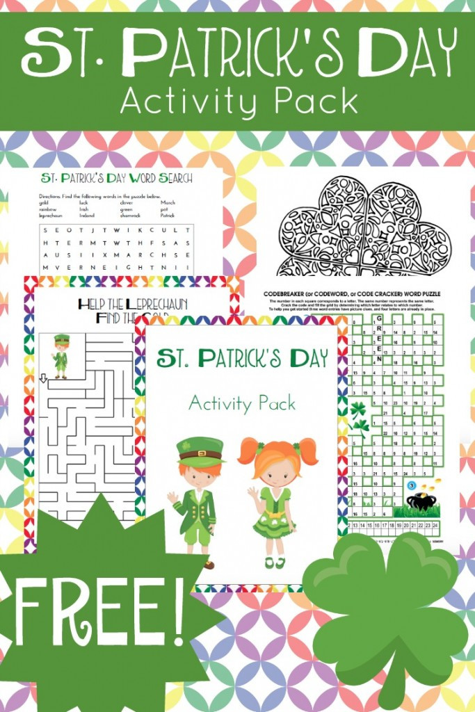 Saint Patrick's Day Activities For Elementary Students
 FREE Huge St Patrick s Day Activity Fun Pack Suits