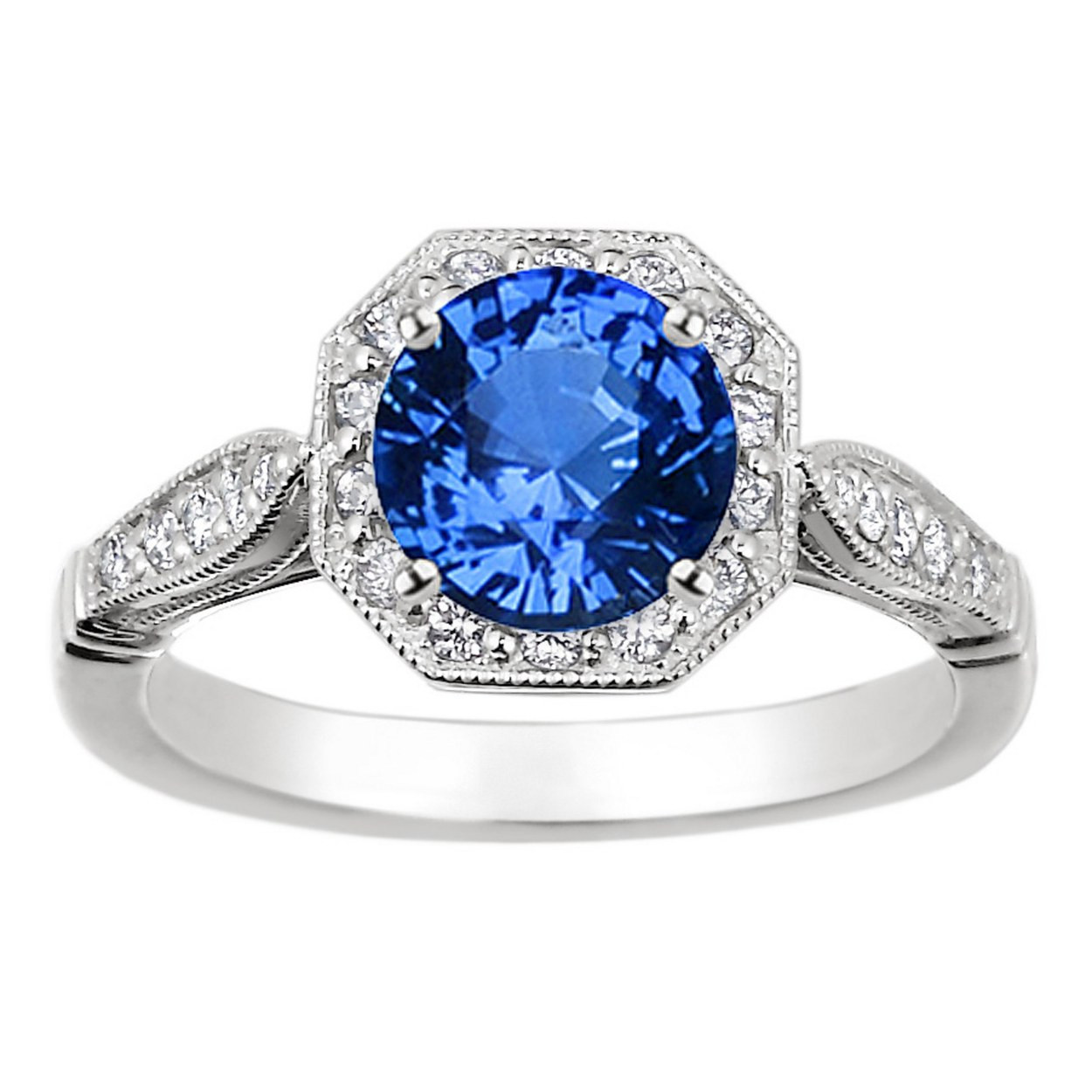 Sapphire Diamond Engagement Ring
 62 Diamond Engagement Rings Under $5 000