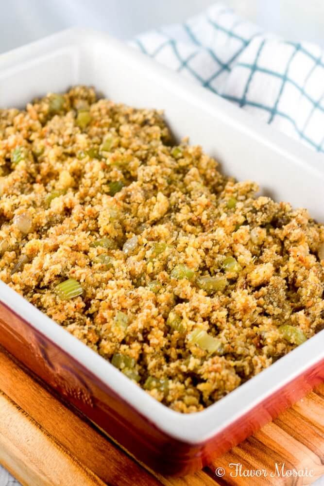 Simple Stuffing Recipe For Thanksgiving
 Easy Cornbread Dressing Flavor Mosaic