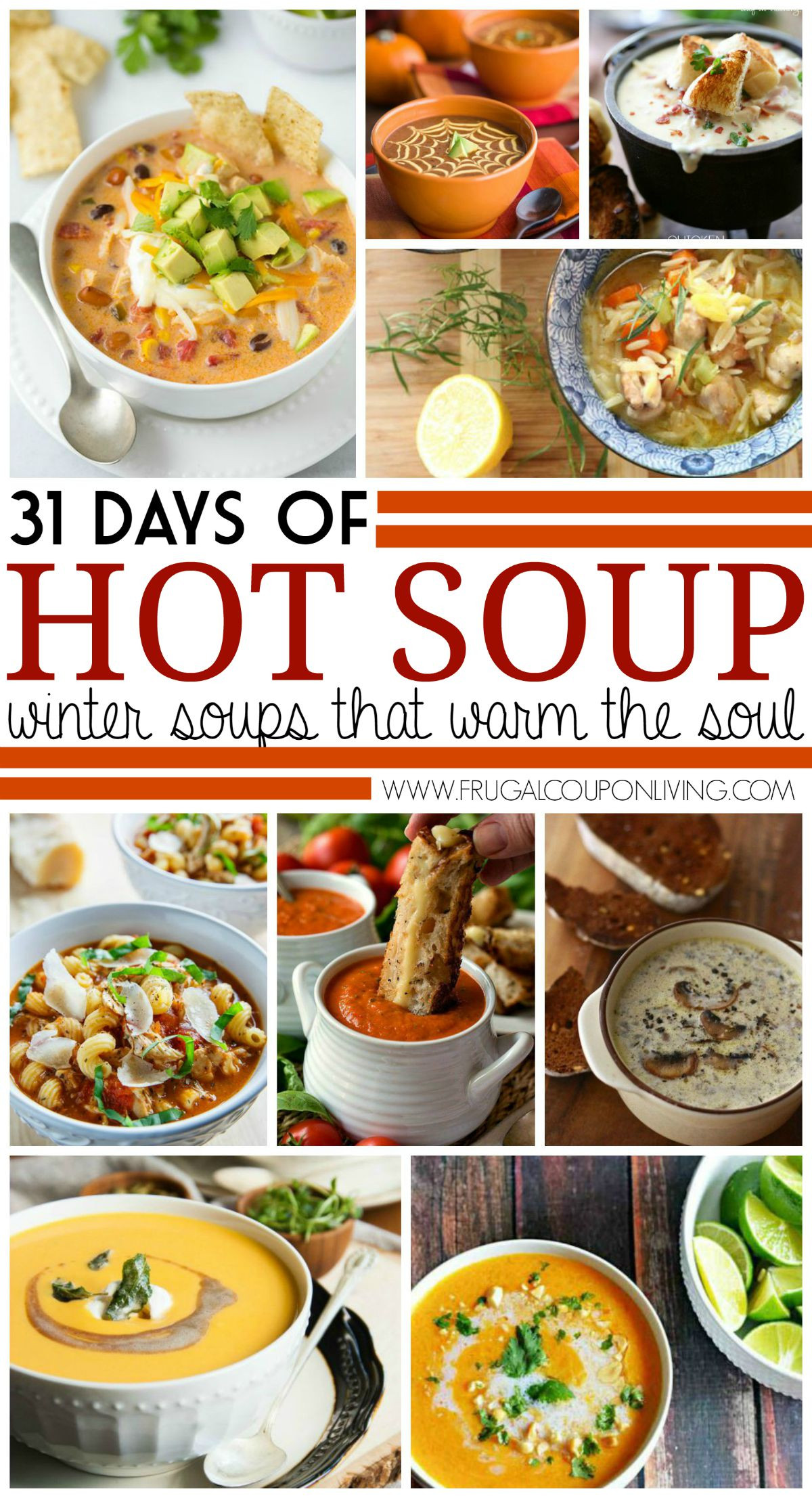 Soup Ideas For Winter
 31 Days of Fall & Winter Soups