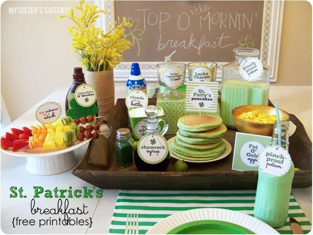St Patrick's Day Brunch Ideas
 St Patrick s Day Green Food Ideas Over the Big Moon