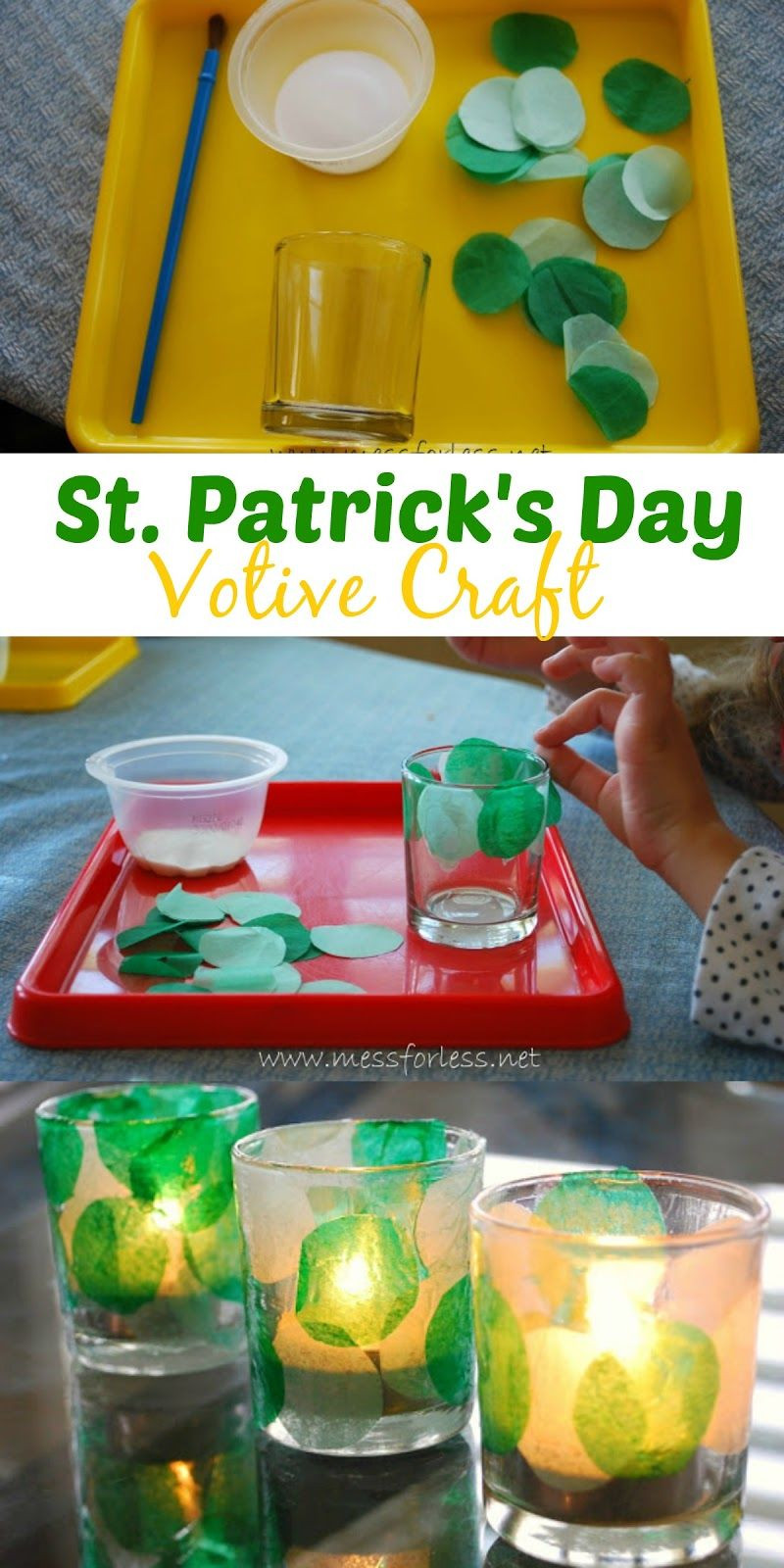 St Patrick's Day Crafts Pinterest
 St Patrick s Day Votive Craft s and