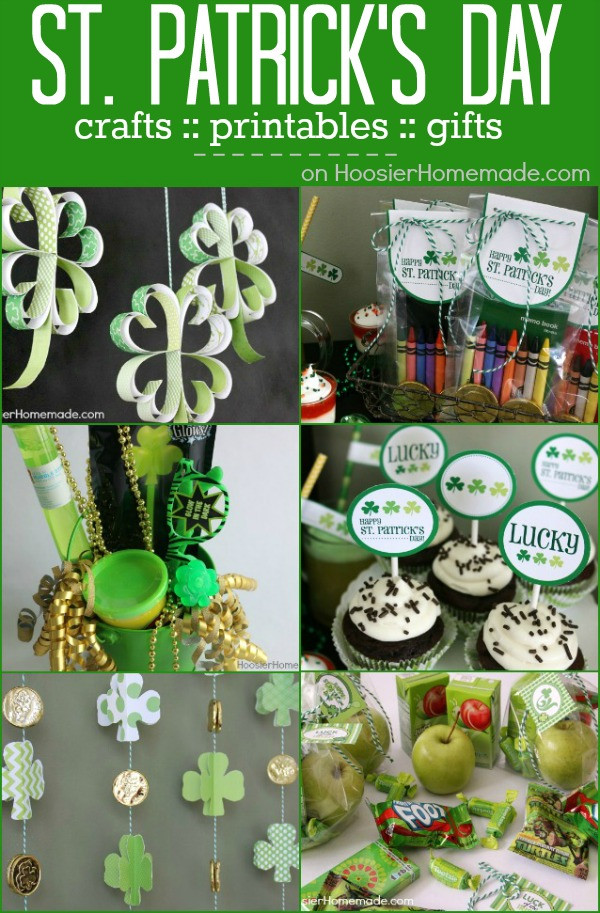 St Patrick's Day Crafts Pinterest
 St Patrick s Day Treats Crafts and More Hoosier Homemade
