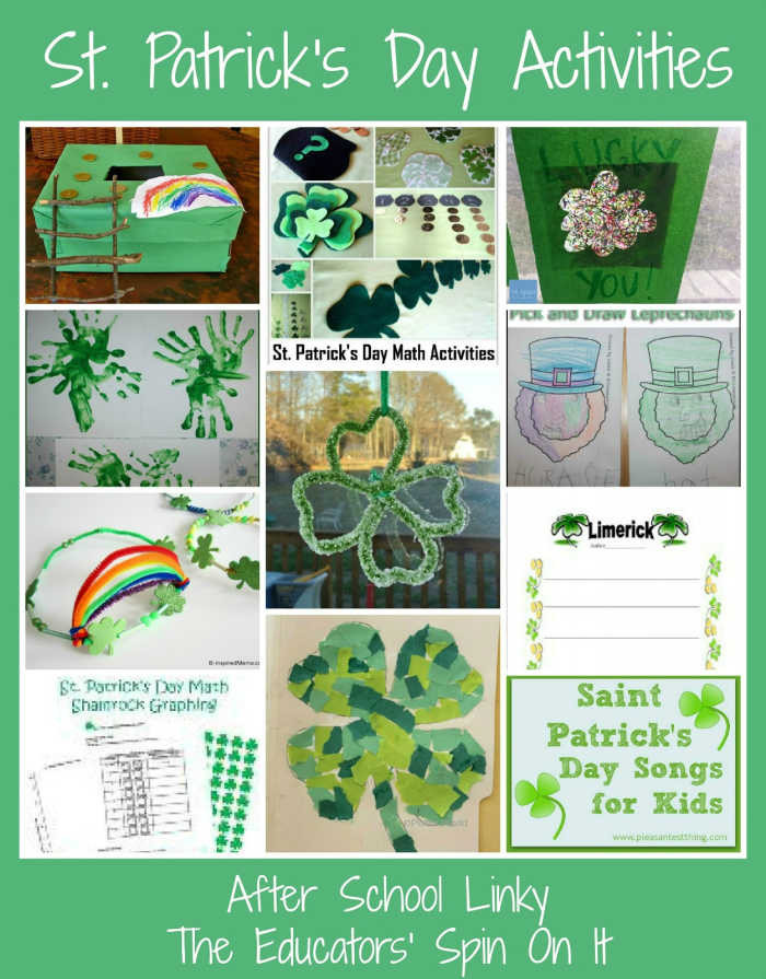 St Patrick's Day Preschool Activities
 St Patrick s Day Activities for After School Fun with Kids
