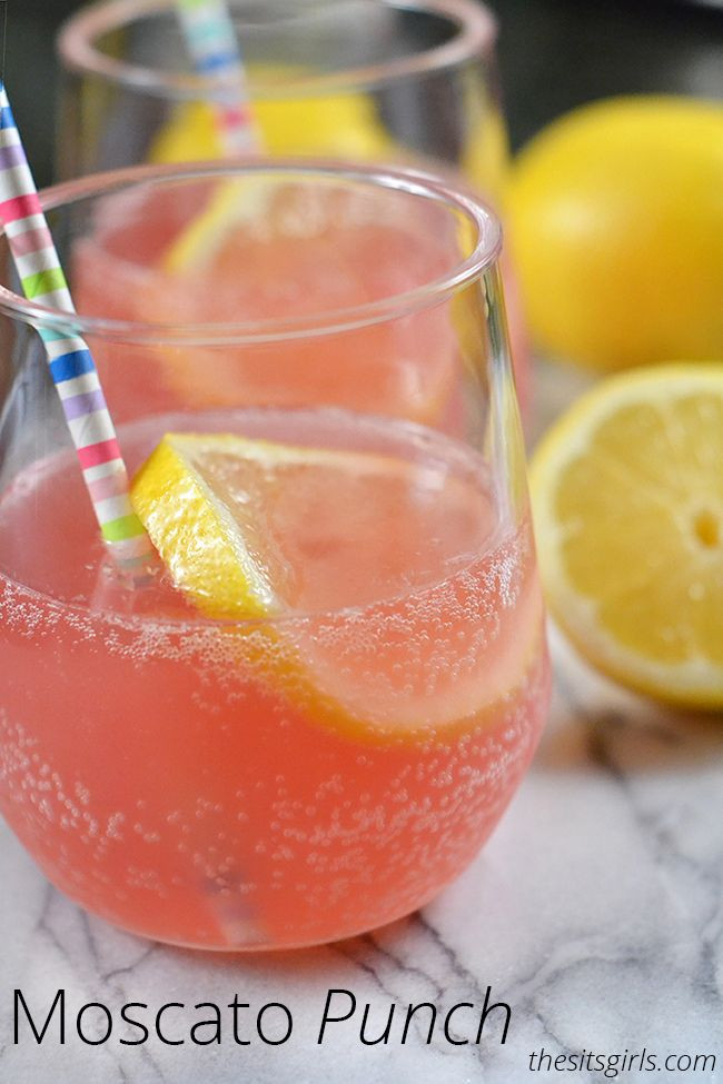Summer Alcoholic Punch Recipe
 Moscato Pink Punch Recipe