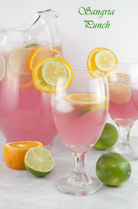 Summer Alcoholic Punch Recipe
 Sangria Punch Kid Friendly