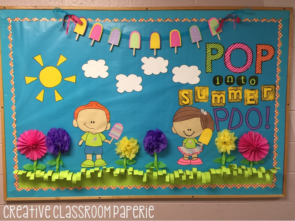 Summer Bulletin Boards Ideas
 Creative Classroom Paperie SO I m not a very good blogger