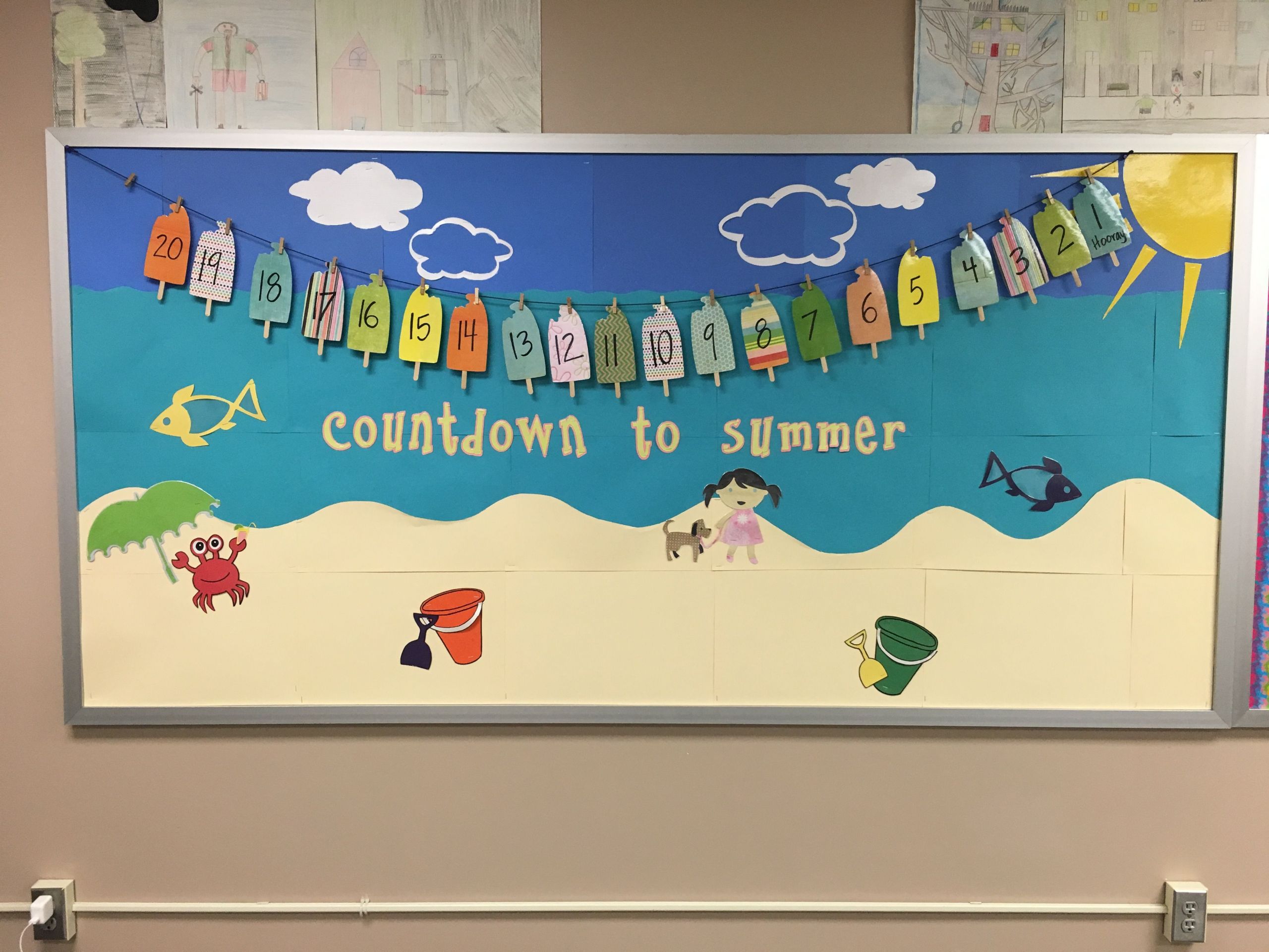 Summer Bulletin Boards Ideas
 Summer Countdown bulletin board