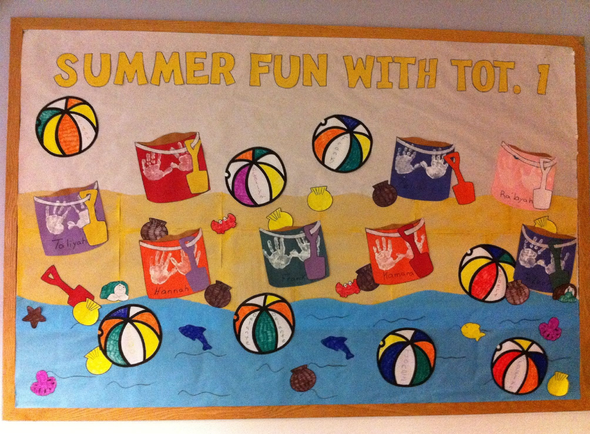 Summer Bulletin Boards Ideas
 "Summer Fun" Beach Theme Bulletin Board Idea