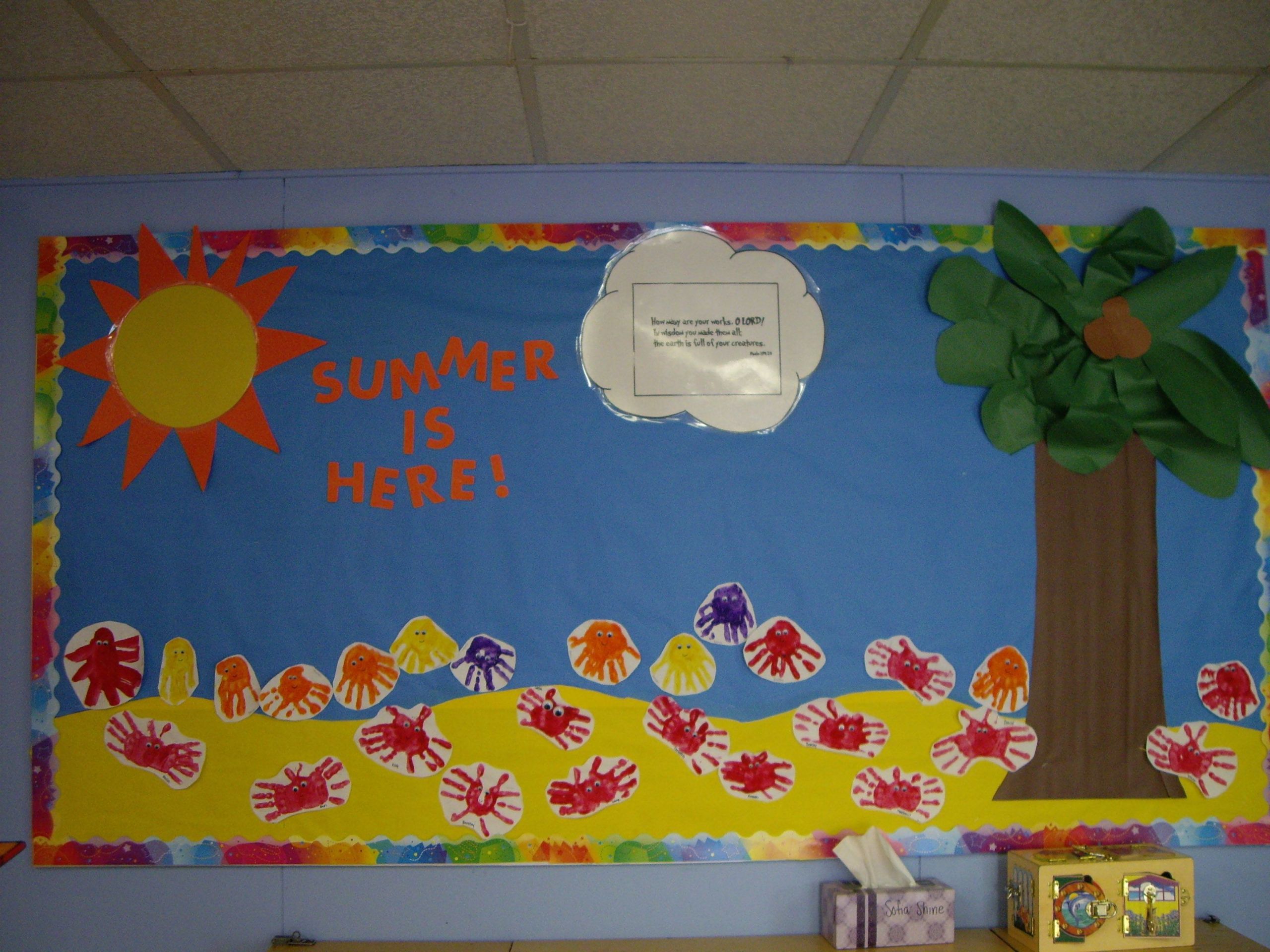 Summer Bulletin Boards Ideas
 Fun summer bulletin board