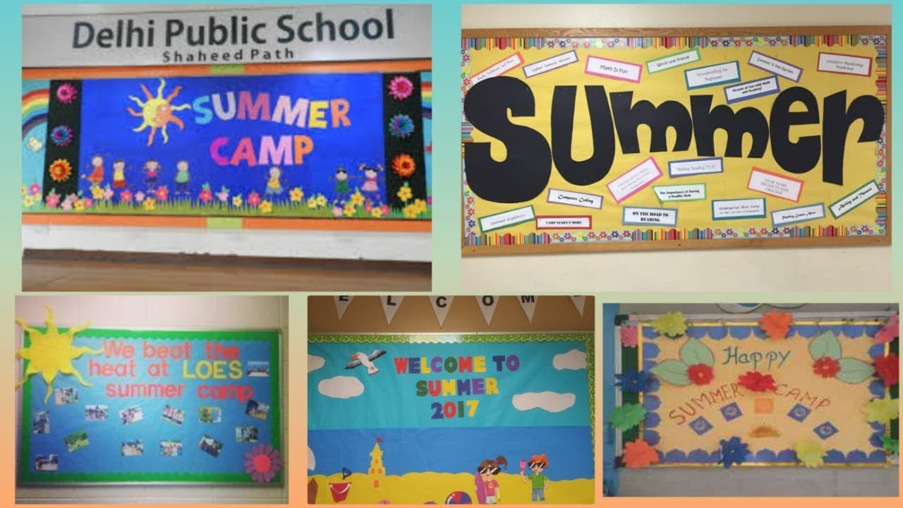 Summer Camp Bulletin Board Ideas
 Summer Camp school display board ideas Summer Camp