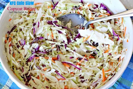Summer Cole Slaw Recipe
 KFC Cole Slaw Copycat Recipe Can t Stay Out of the Kitchen