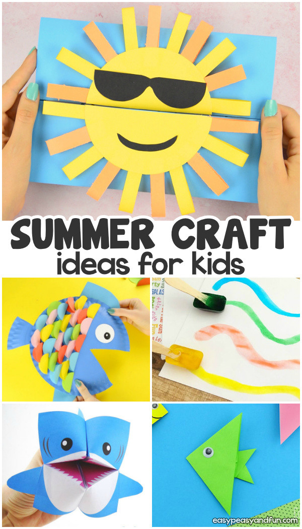 Summer Crafts Preschoolers
 Summer Crafts Easy Peasy and Fun