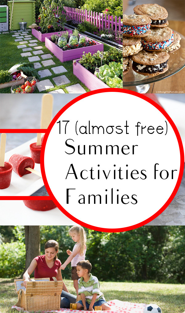 Summer Fun Ideas For Families
 17 Almost Free Summer Activities for Families